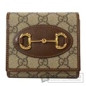 Gucci GG Supreme Horsebit Bifold Wallet
